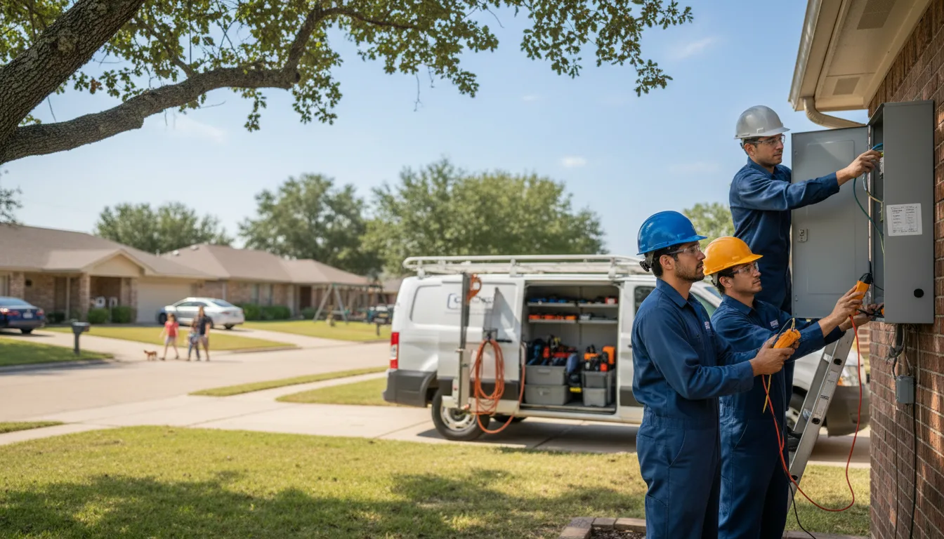 Certified electrician providing emergency electrical services in Partridge, KS